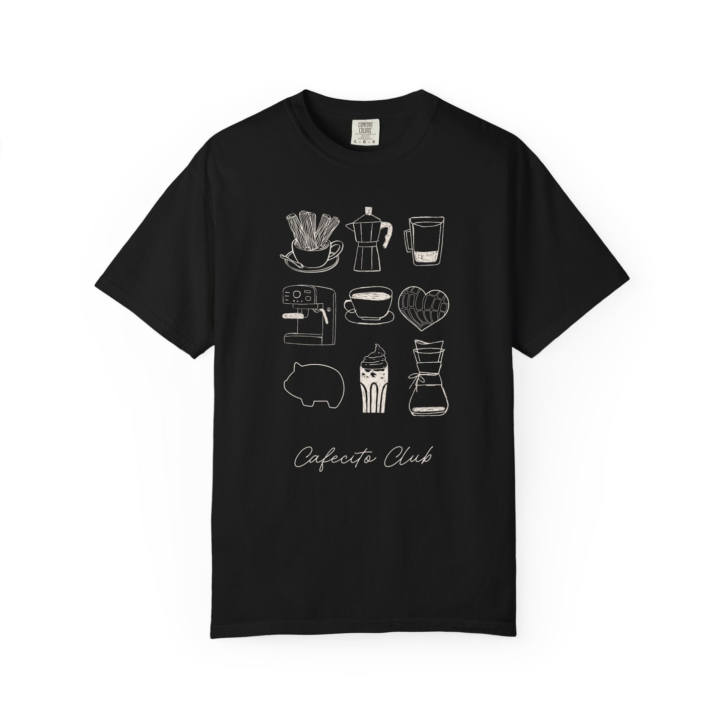 Cafecito Club Tshirt | Camiseta Gifts | Cafecito y Concha