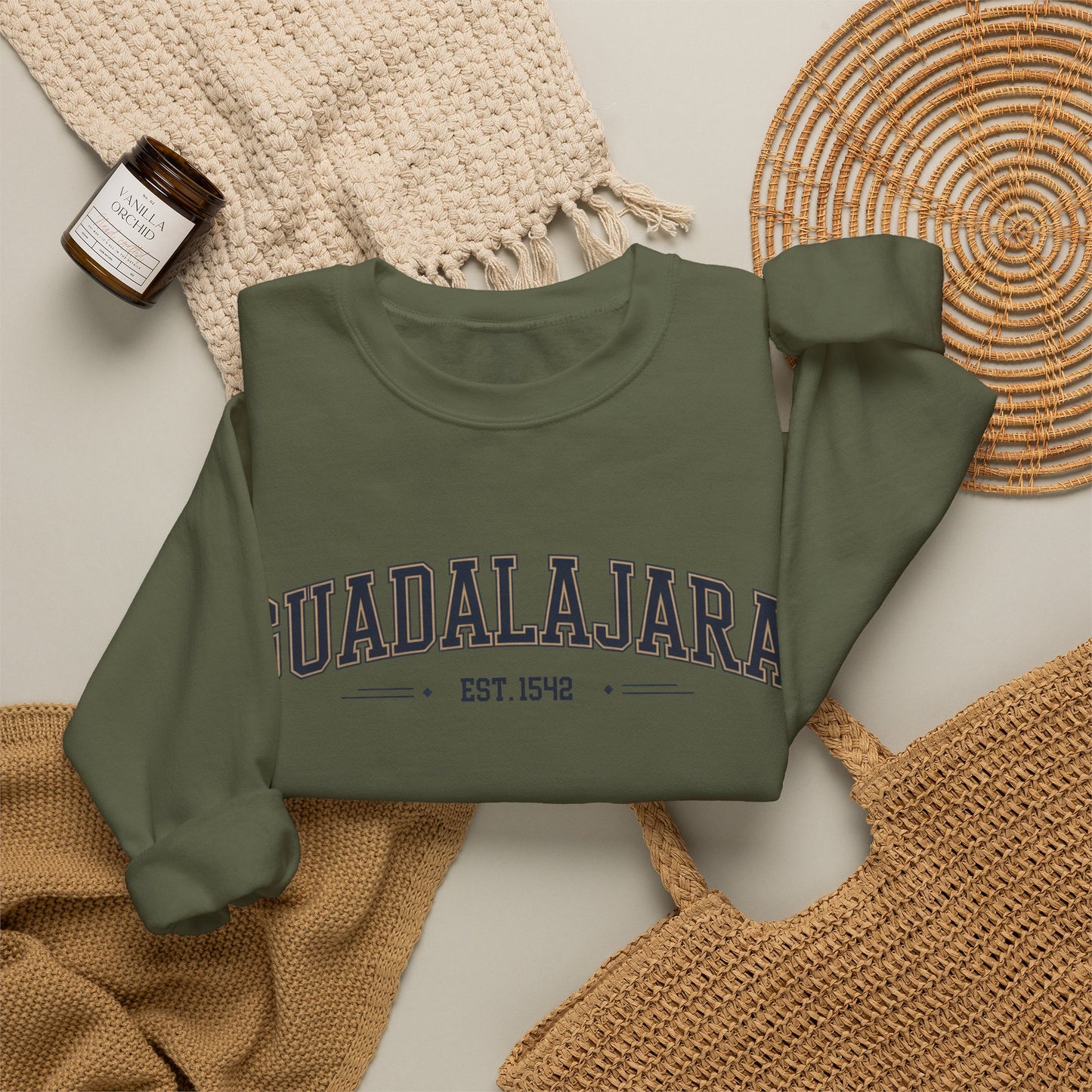 Guadalajara Sweatshirt - Tapatía Pride Mexican Heritage Hoodie - Jalisco Amor GDL Gift - Sudadera Mexicana