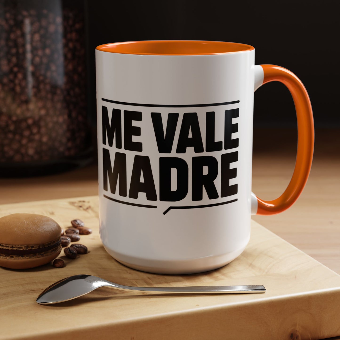 Me Vale Madre Mug - Funny Spanish Sayings Coffee Cup - Latino Family Gift - Hispanic Humor Mug - Mexican Mom Gift