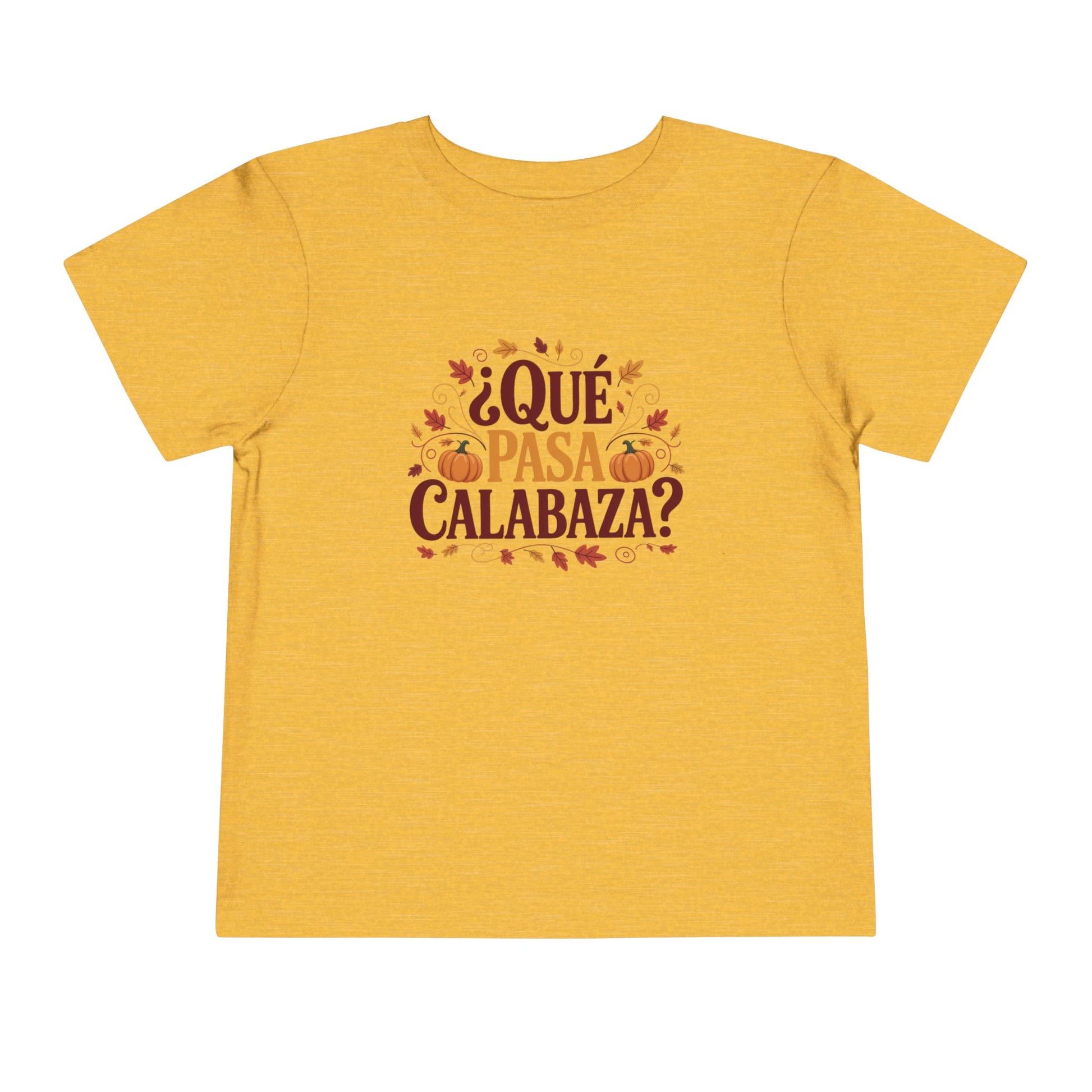 Que Pasa Calabaza T-Shirt Kids clothes — Funny Hispanic Heritage Tee (view 4 of 8)