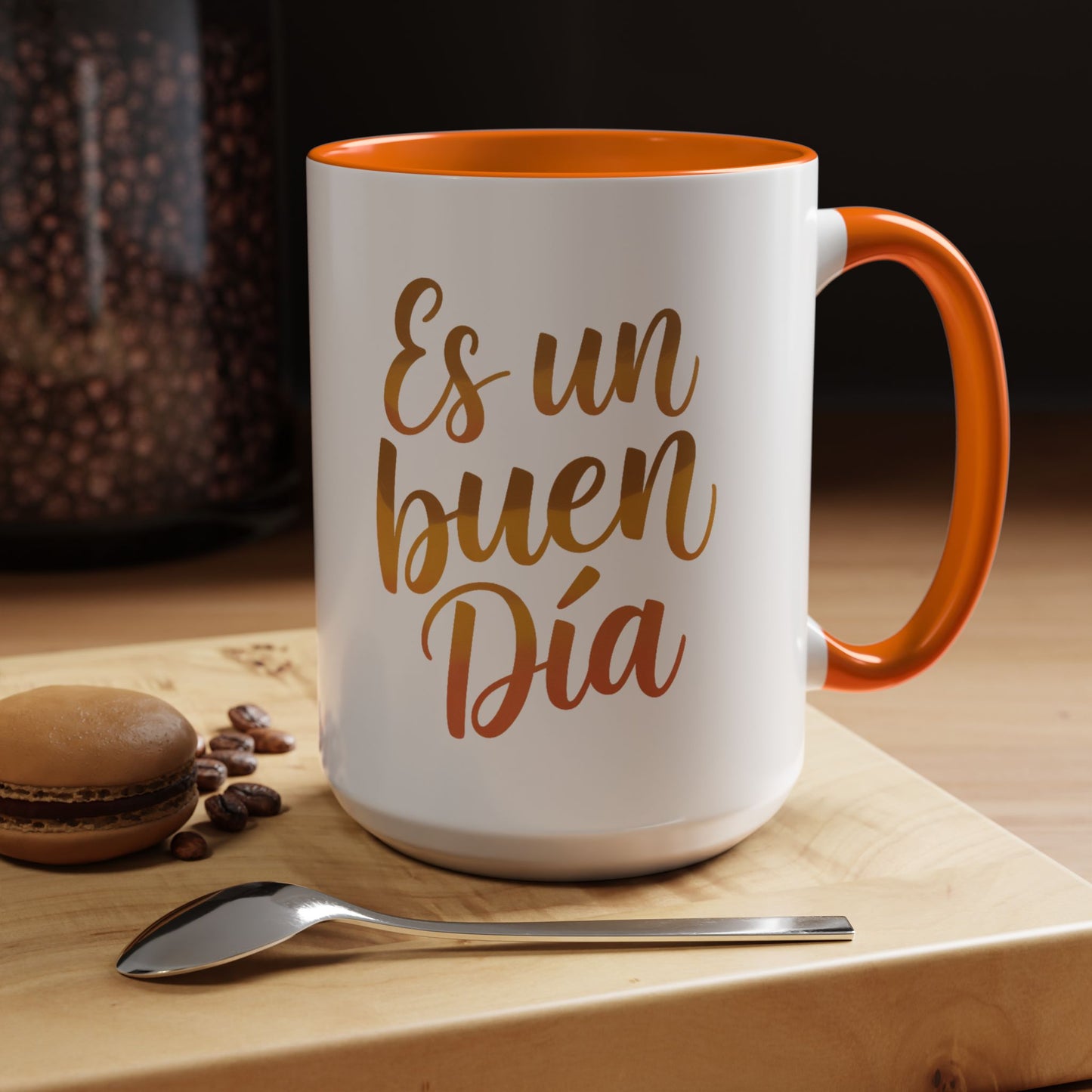 Es Un Buen Dia Mug - Spanish Motivational Coffee Cup, Latino Heritage Gift, Positive Vibes Hispanic Culture Present
