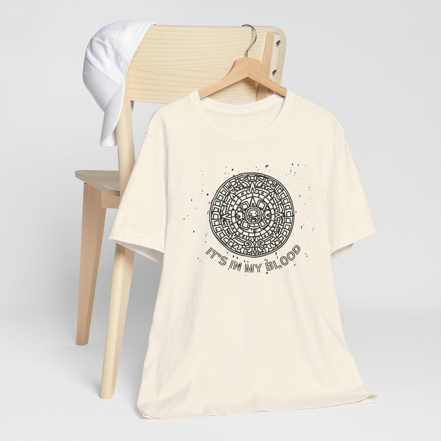It's In my Blood Aztec shirt | Gift for Him Gift for Her camisa para hombre latino , otoño latino, Latino Heritage Month