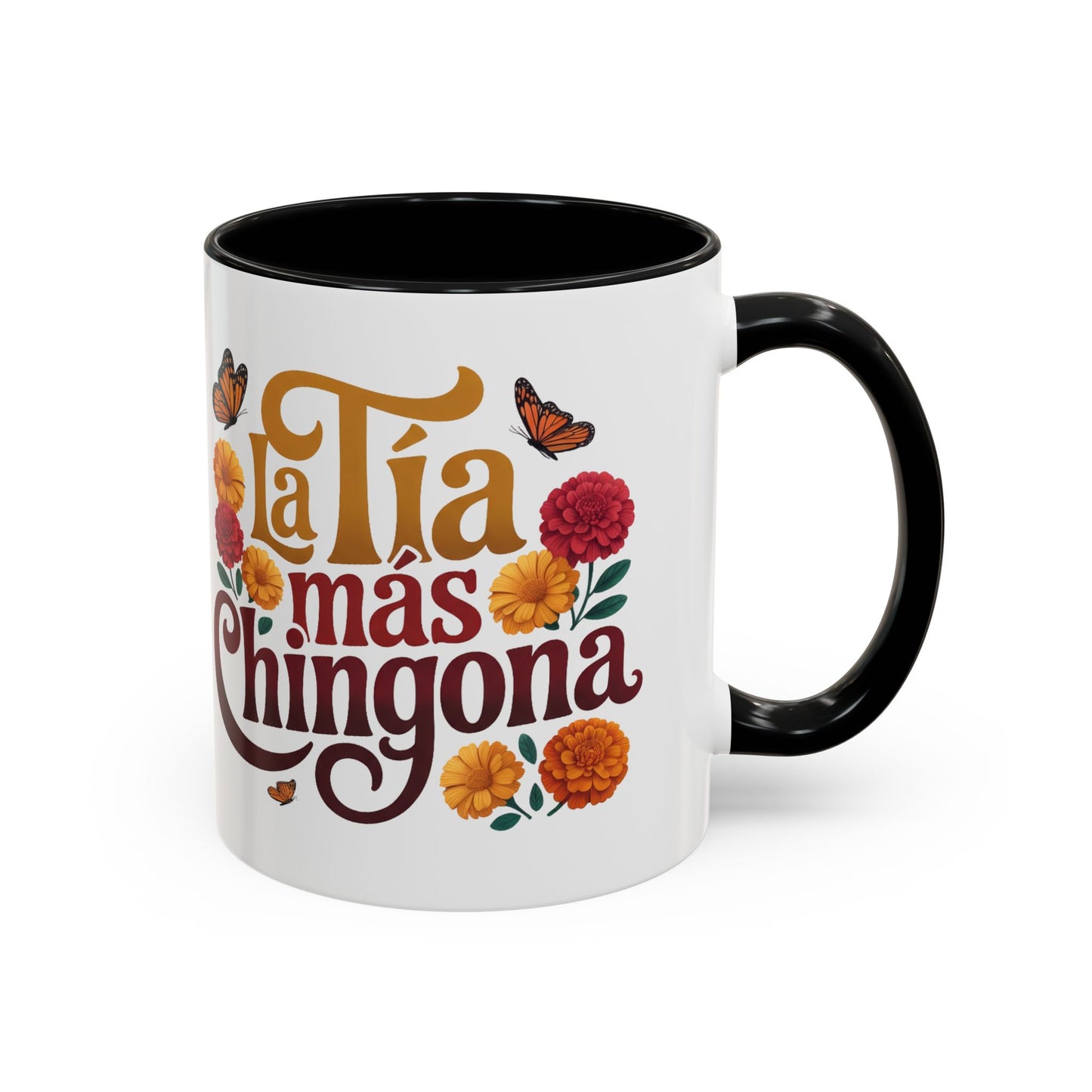 Tia Mas Chingona Mug - Best Tia Ever Coffee Cup - Latino Family Gift - Tia Querida Present - Hispanic Auntie Mug - Mi Tia Favorita