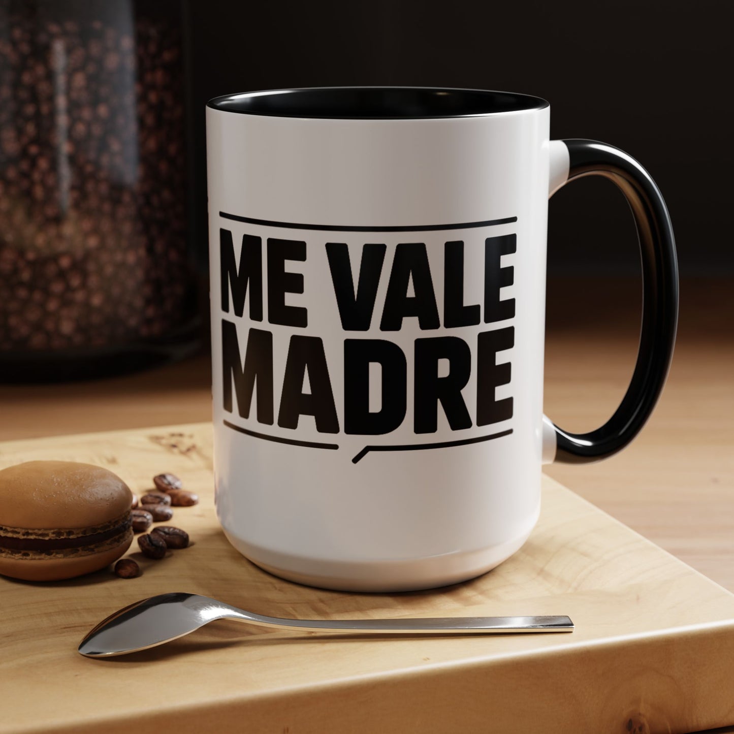 Me Vale Madre Mug - Funny Spanish Sayings Coffee Cup - Latino Family Gift - Hispanic Humor Mug - Mexican Mom Gift
