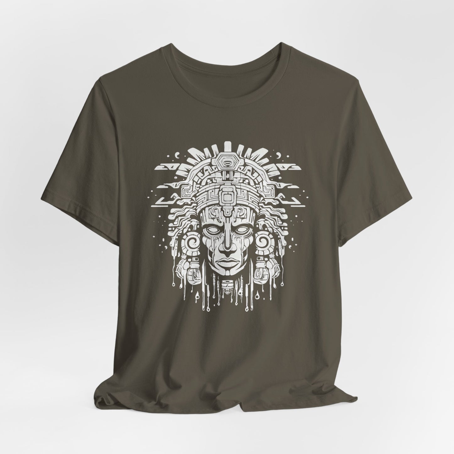 Tlaloc Aztec God of Rain Shirt | Gift for Him , Camisa Para Hombre Latino , Latino Heritage Month, Latino Americans , Mexican Shirts