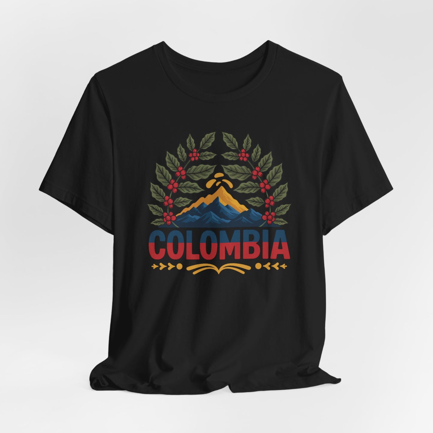 Colombia T-Shirt - Colombian Heritage Tee - Orgullo Colombiano Gift - Hispanic Pride Shirt - Colombia Flag Tee