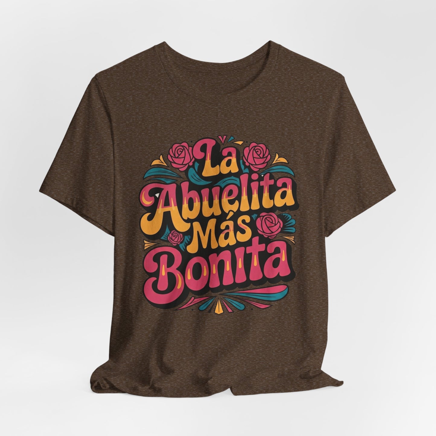 Groovy Art La Abuelita Mas Bonita Shirt, Abuelita Gift, Latina Grandmother Gift,  Abuela Birthday Gift, Mother's Day Abuela