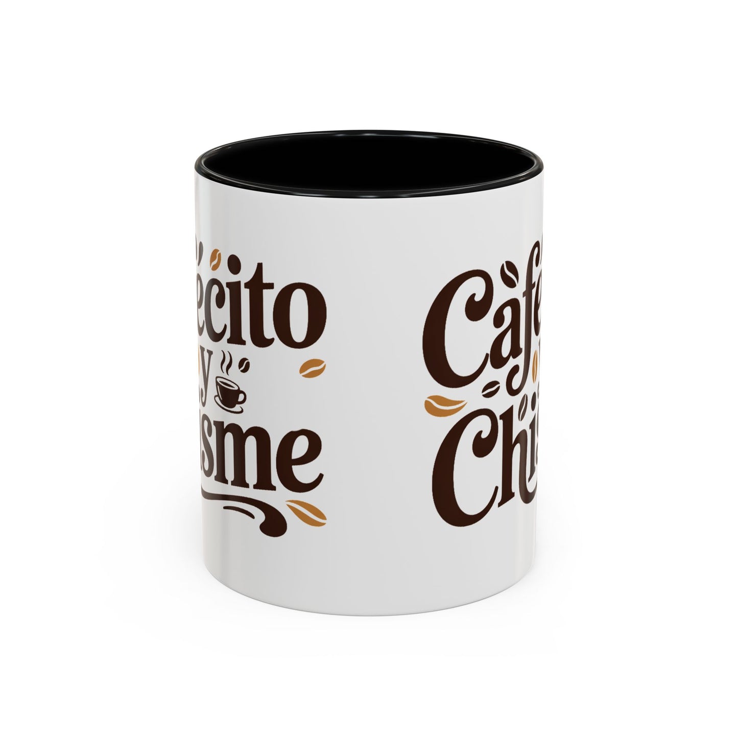 Cafe y Chisme Mug - Latino Culture Coffee Cup Gift for Latina Chismosa - Spanish Saying Hispanic Humor Cafecito Vibes