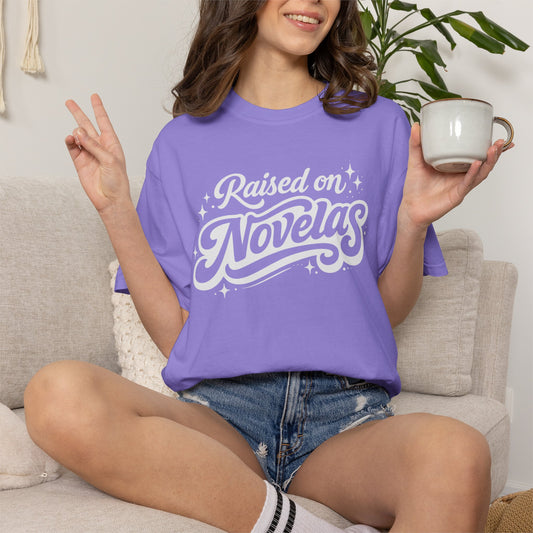 Raised on Novelas Shirt | Mexican Shirt, Boricua Shirt,  Latina Shirt, Comfort Colors Unisex Tee