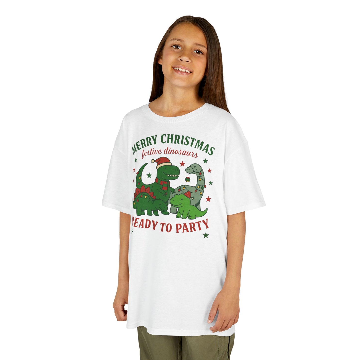 Christmas Dinosaur Kids shirt