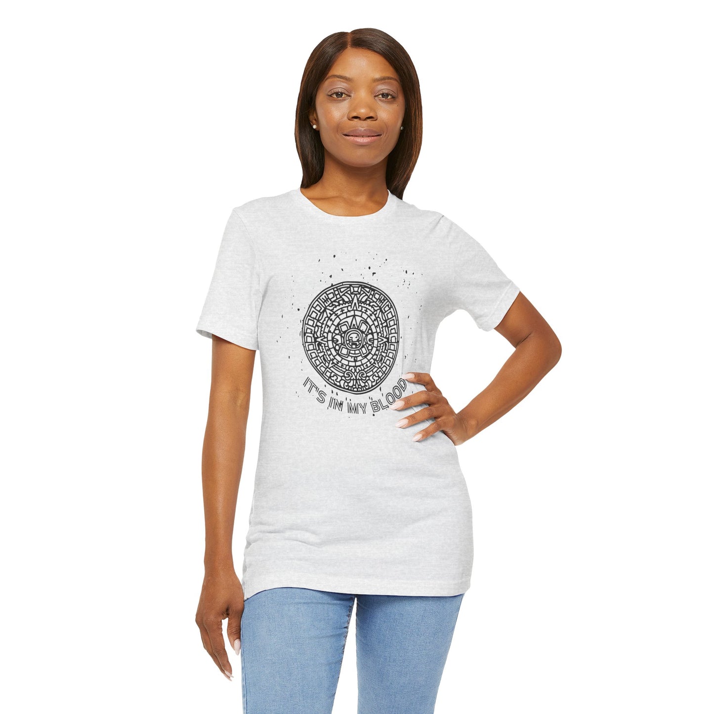 It's In my Blood Aztec shirt | Gift for Him Gift for Her Birthday Graduation Tee Mayan Tshirt