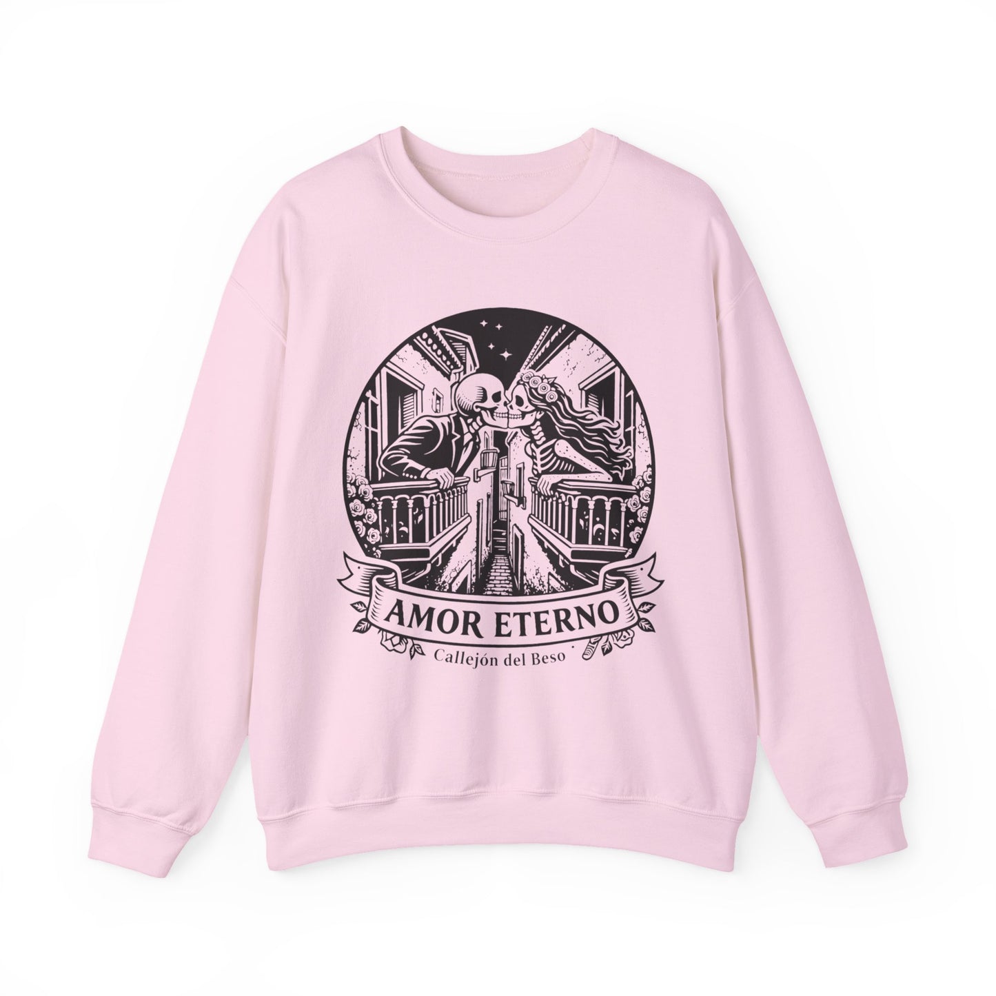 Amor Eterno Sweatshirt - Eternal Love Gift for Her, Hispanic Love Wear, Relationship Goals Corazon Forever Hoodie