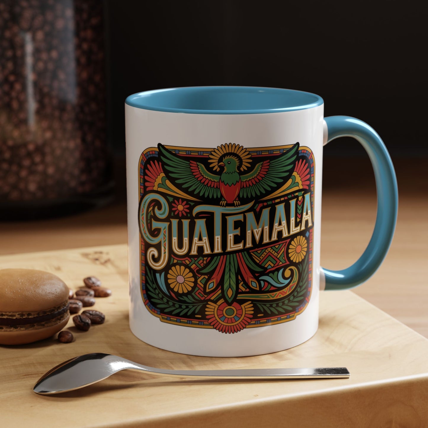 Guatemala Mug - Guatemalan Pride Coffee Cup - Chapín Heritage Gift - Central American Souvenir - Guatemala Regalo