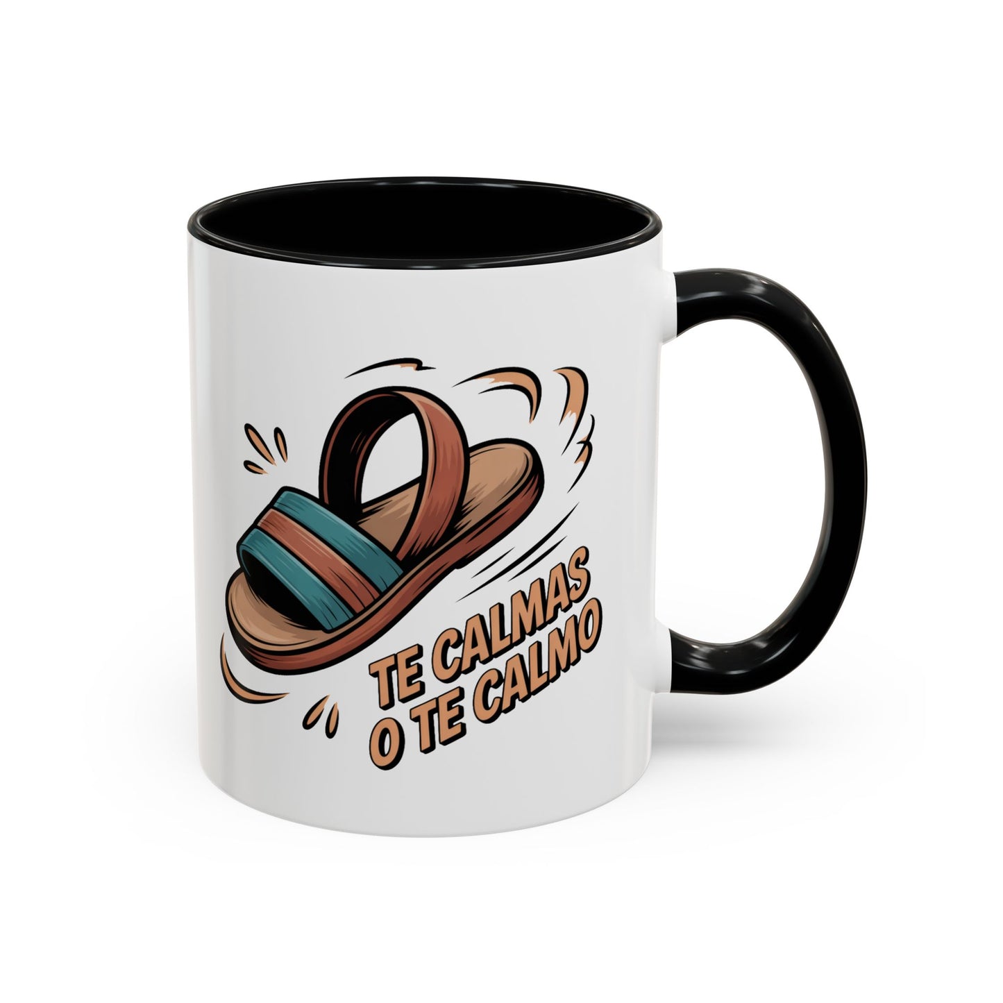 Chancla Mug - Funny Latino Gift for Mama Abuela - Hispanic Humor Coffee Cup - Mexican Culture Gift - La Chancla Threat