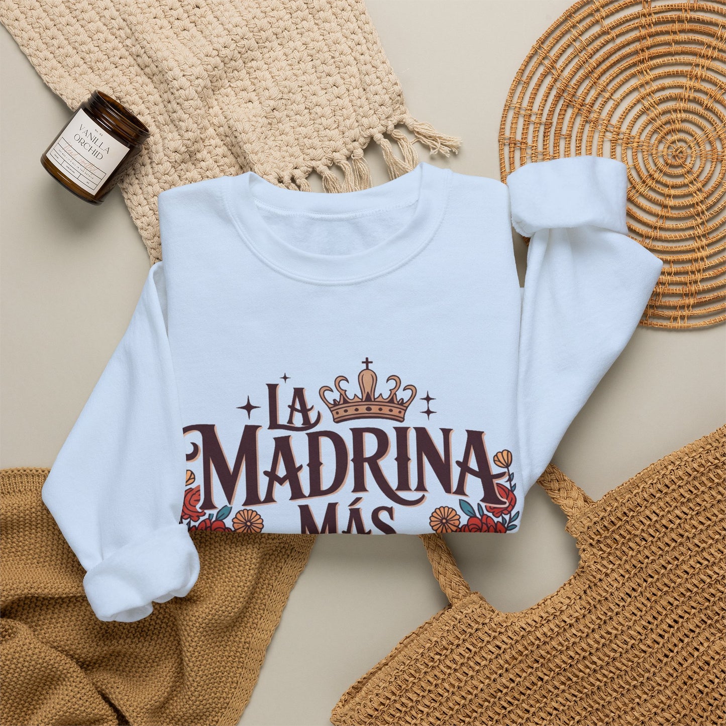 Madrina Sweatshirt | Godmother Gift | Regalos Para Mujer | Latina Pride | Spanish Gift | Sudadera Latina