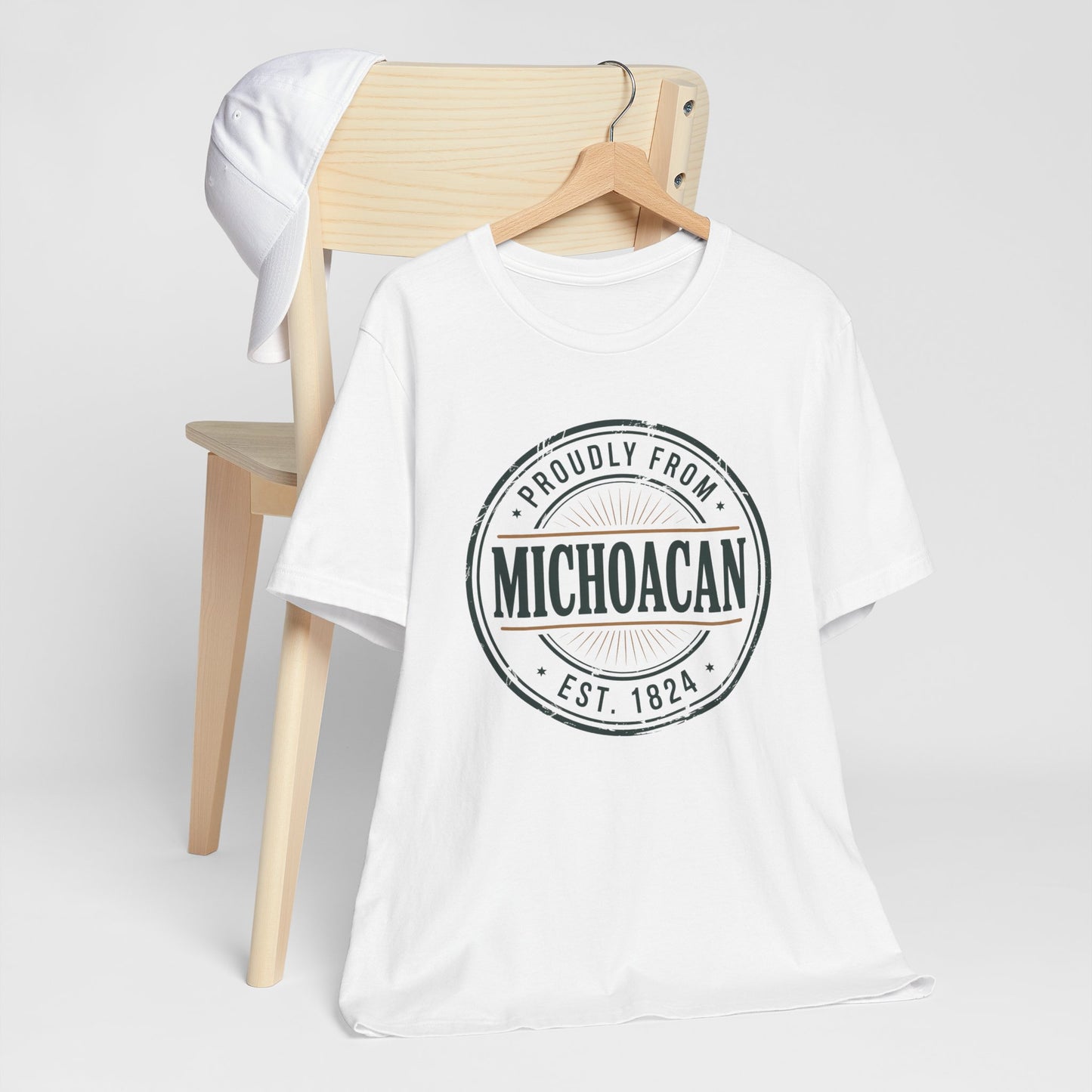 Michoacán T-Shirt - Mexican State Pride Tee - Michoacano Heritage Gift - Orgullo Mexicano Shirt - Mexico Regional Wear