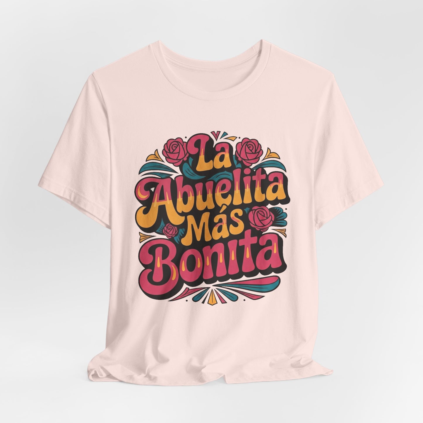 Groovy Art La Abuelita Mas Bonita Shirt, Abuelita Gift, Latina Grandmother Gift,  Abuela Birthday Gift, Mother's Day Abuela