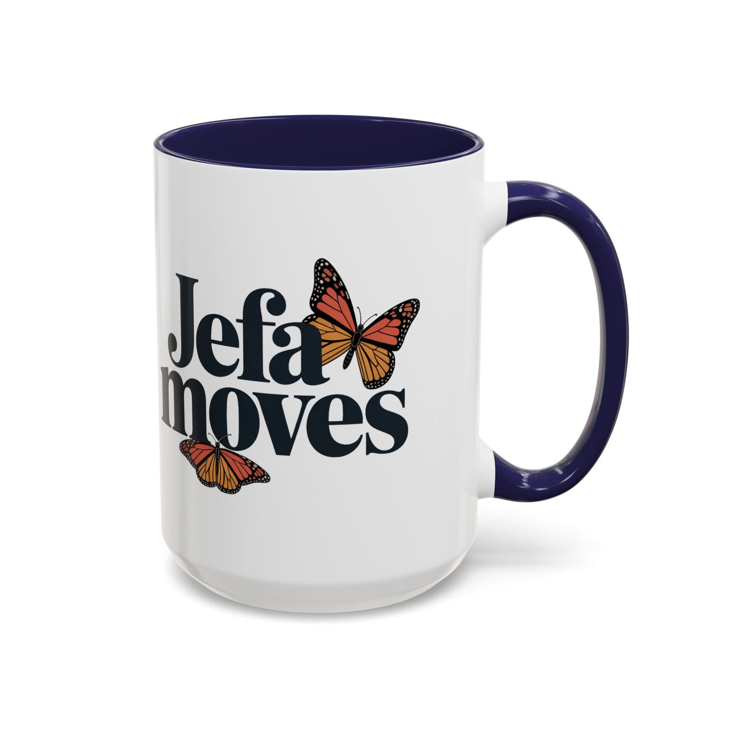 La Jefa Moves Mug - Female Boss Gift for Latina Women - Spanish Coffee Cup - Empowering Latina Gift - Bilingual Mug