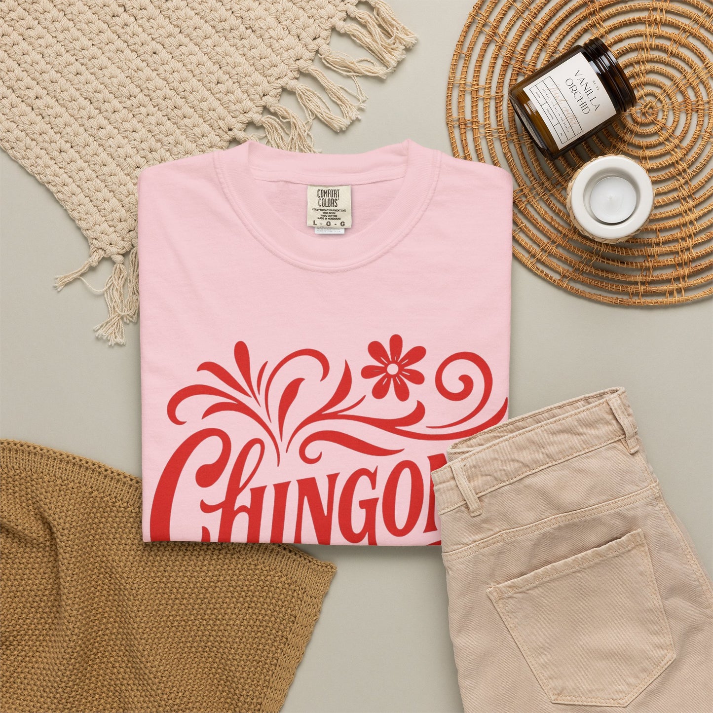Red Floral Chingona Shirt | Soy Chingona T-Shirt | Latina Empowerment | Mexican Pride Tee | Latina Gift | Latina Owned Shop