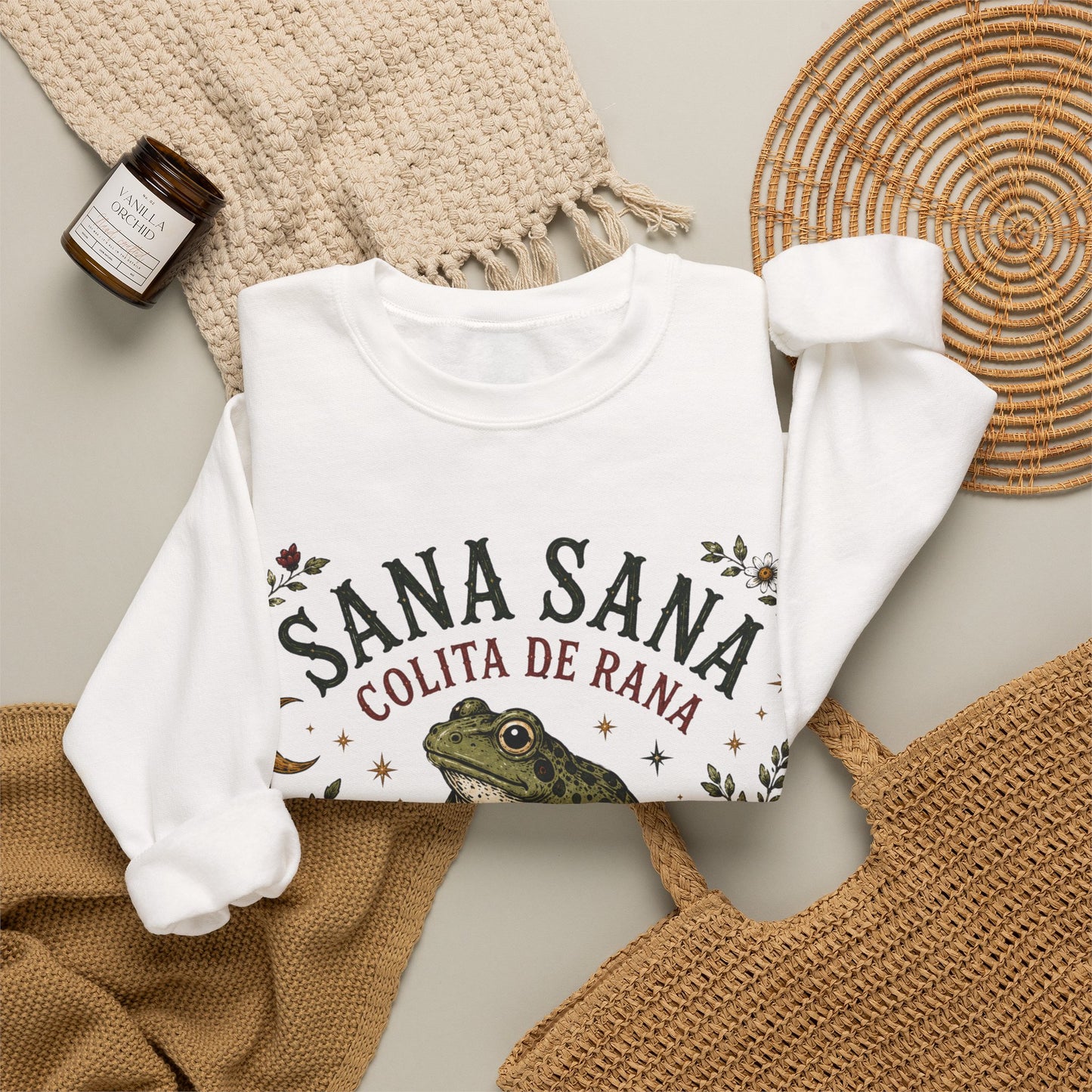 Colita De Rana Sweatshirt - Funny Spanish Saying Sudadera - Latina Gift - Bilingual Humor Pullover - Regalos Para Mujer
