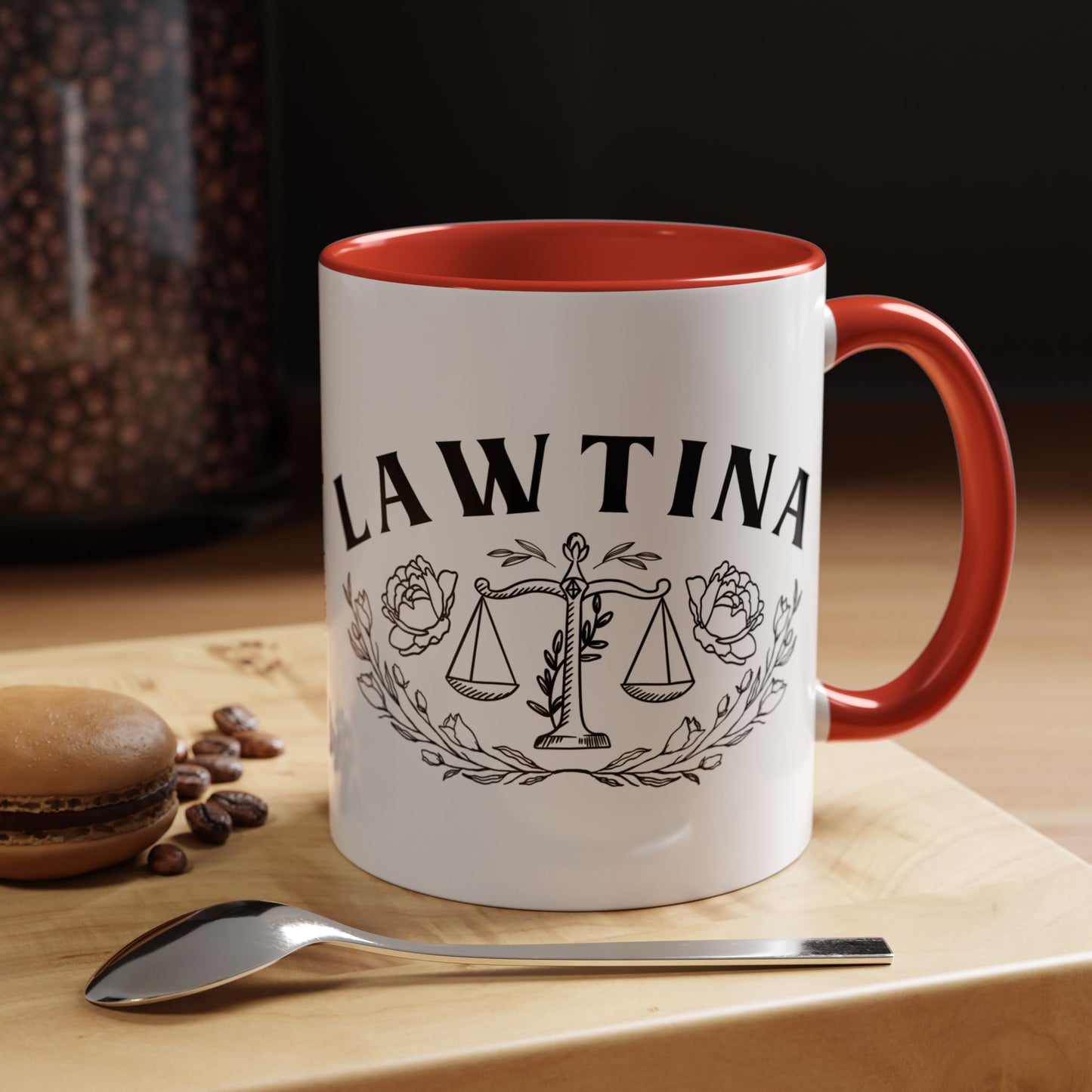Lawtina Mug - Latina Lawyer Gift, Abogada Latina Coffee Cup, Law Student Gift, Mujer Power, Latino Heritage