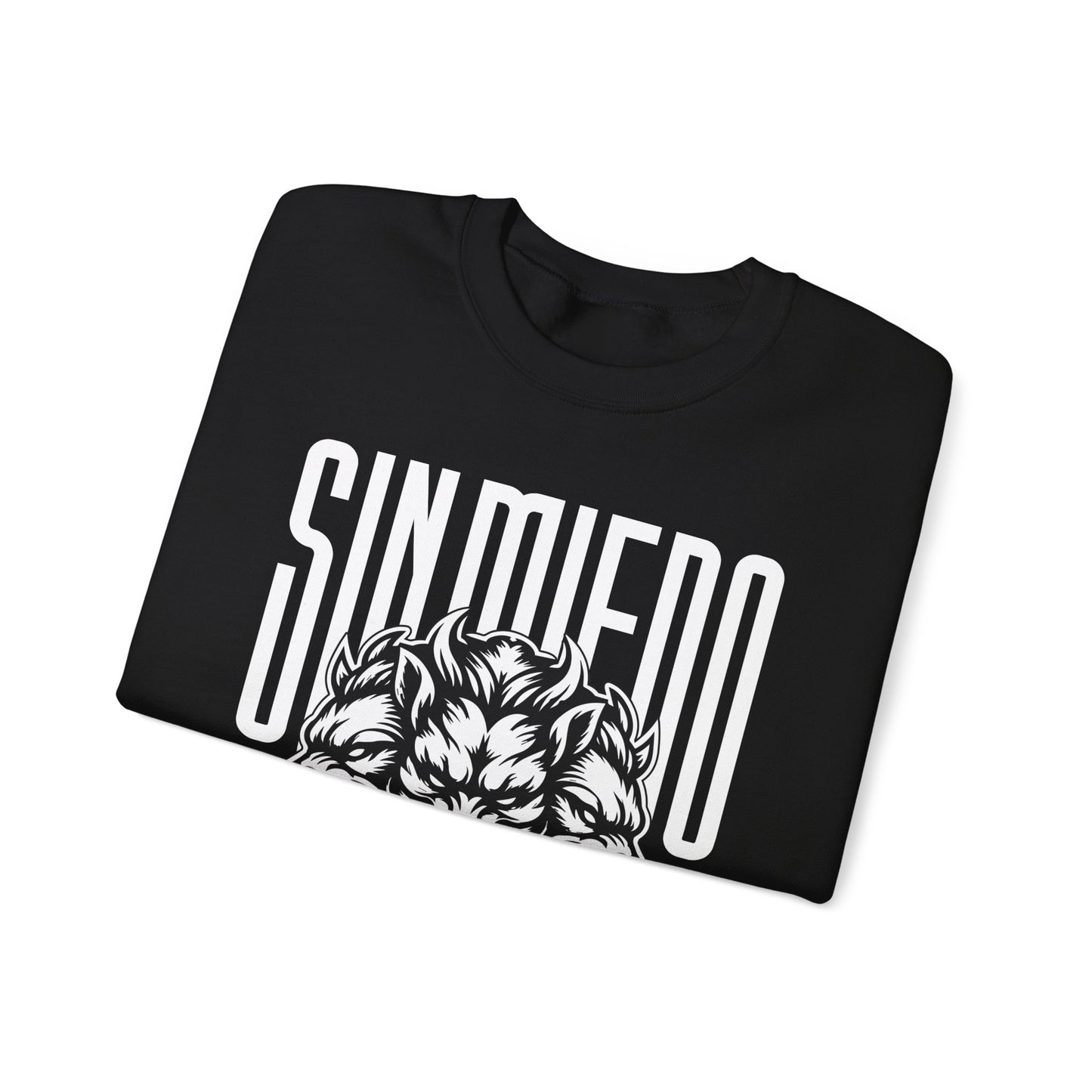 Sin Miedo Sweatshirt - Spanish Christian Faith Gift - Latino Religious Wear - Catholic Inspirational Hoodie