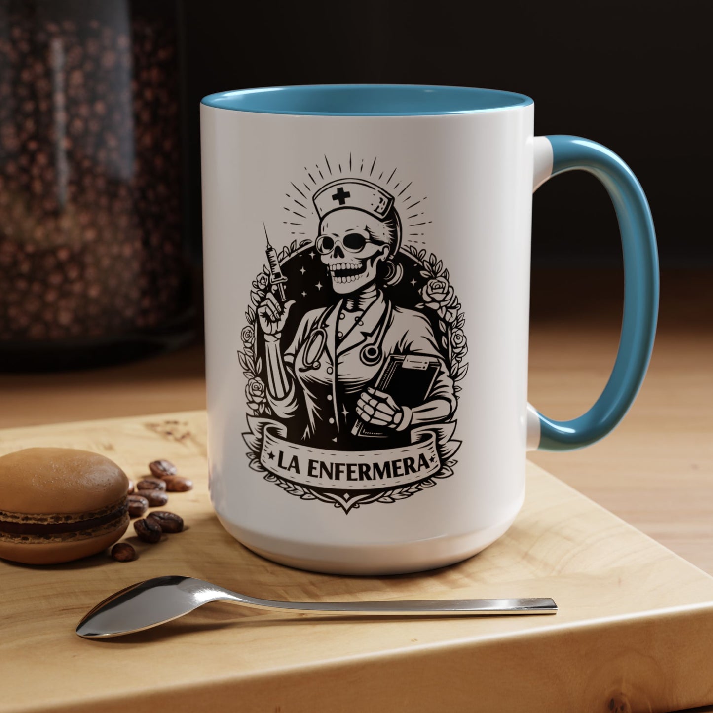 Enfermera Mug - Latino Heritage Nurse Gift | Taza Enfermera Professional Coffee Cup | Healthcare Worker Regalo