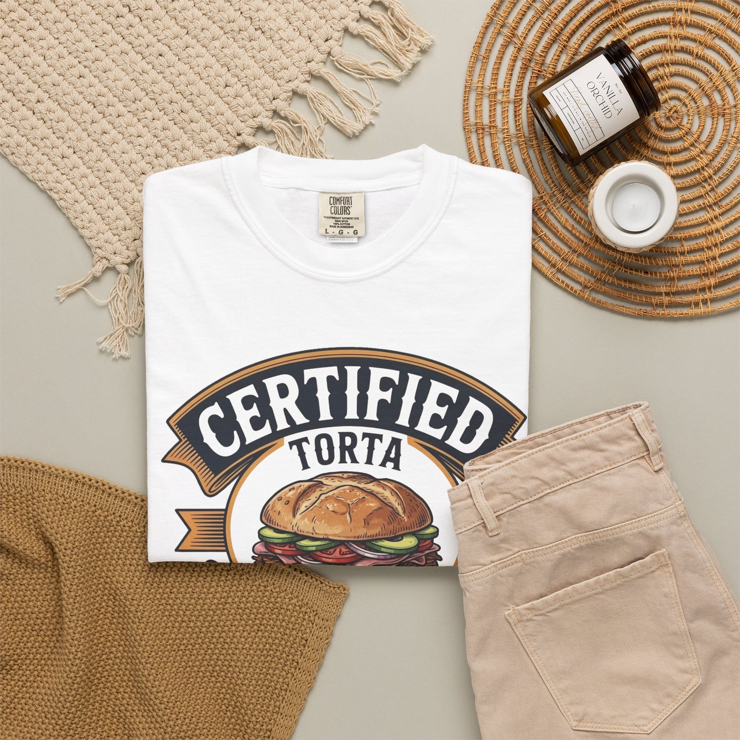 Certified Torta Pounder Shirt, Comfort Colors Bilingual UnisexTee, Funny Gift for Men