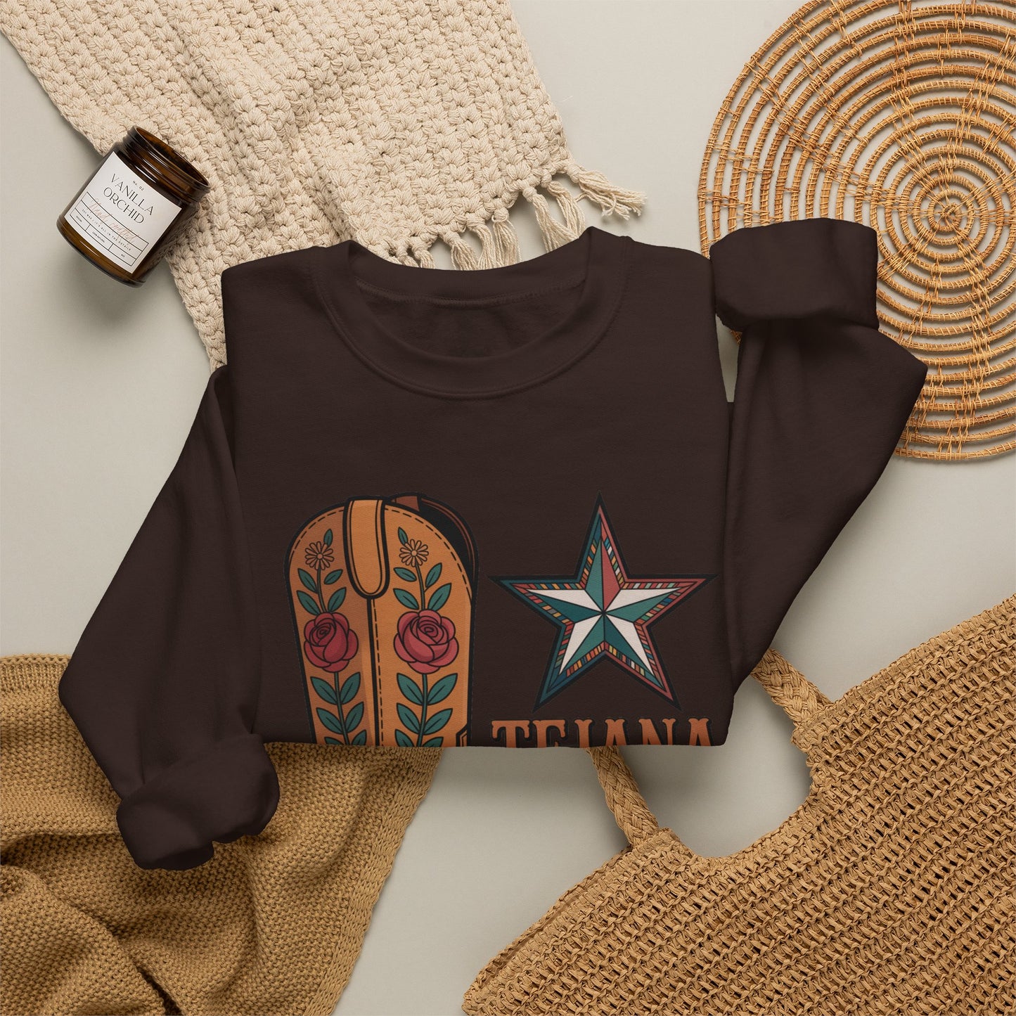 Tejana Sweatshirt | Texas Latina Pride Gift | Houston Dallas San Antonio Girl | Hispanic Pride Hoodie | Tejana Mujer Regalo