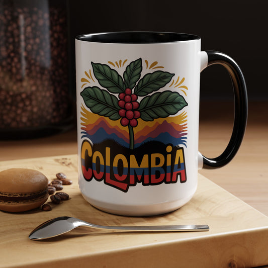 Colombia Mug — Colombian Heritage Pride Coffee Cup Gift