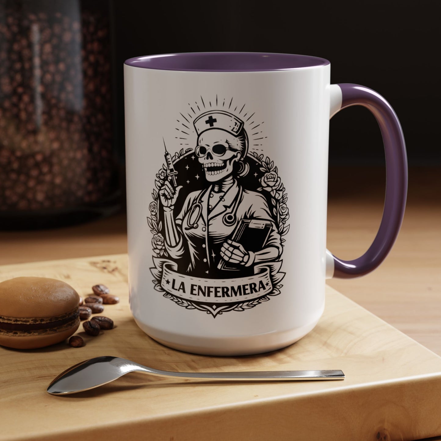 Enfermera Mug - Latino Heritage Nurse Gift | Taza Enfermera Professional Coffee Cup | Healthcare Worker Regalo
