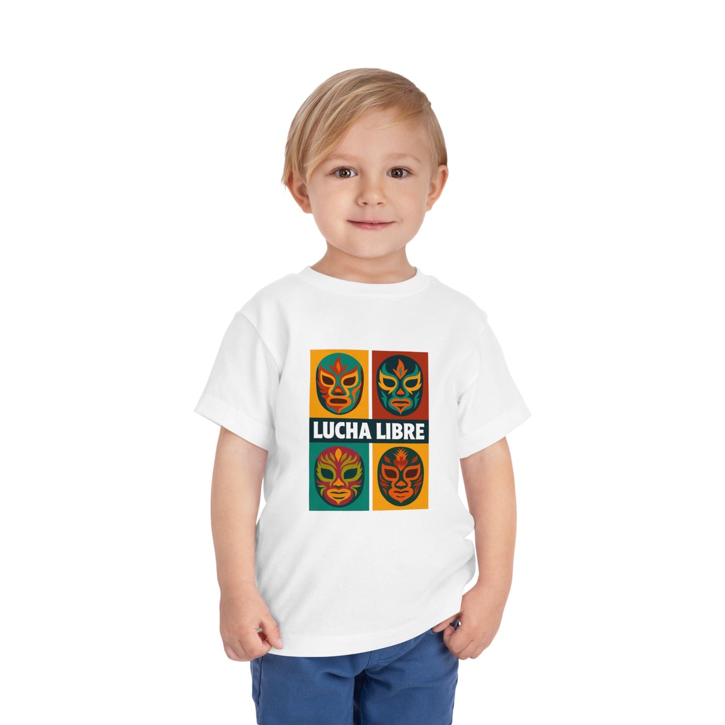 Lucha Libre Toddler Tee - Mexican Wrestling Kids Shirt - Latino Pride Baby Gift - Luchador Niños Camisa