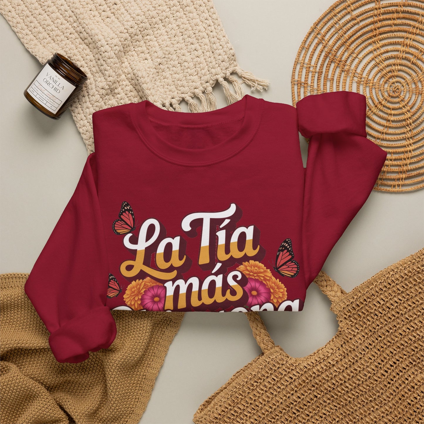 Tia Sweatshirt - Best Tia Ever Gift - Latino Family Pullover - Tia Favorita Hoodie - Hispanic Aunt Gift - Tia Vida Sweatshirt