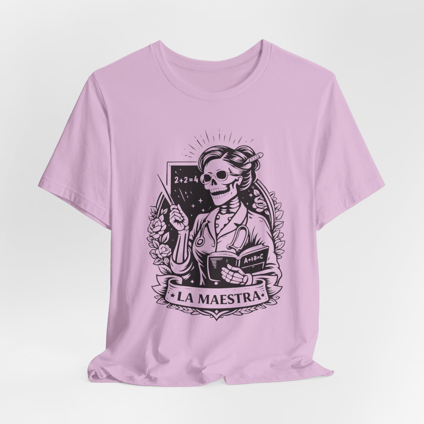 La Maestra T-Shirt - Teacher Gift Tee for Latina Educator - Professional Hispanic Teacher Shirt - Maestra Regalo