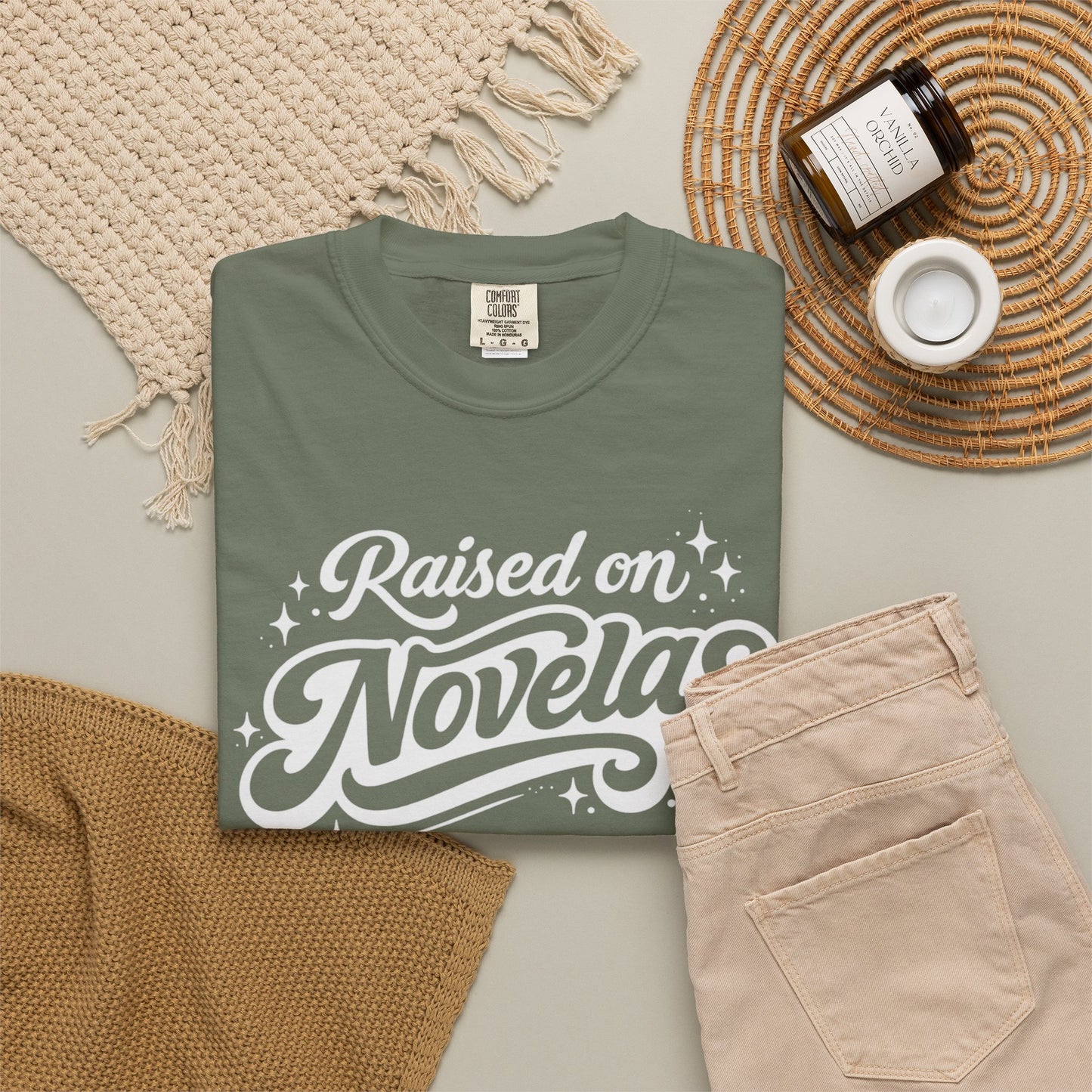 Raised on Novelas Shirt | Mexican Shirt, Boricua Shirt,  Latina Shirt, Comfort Colors Unisex Tee