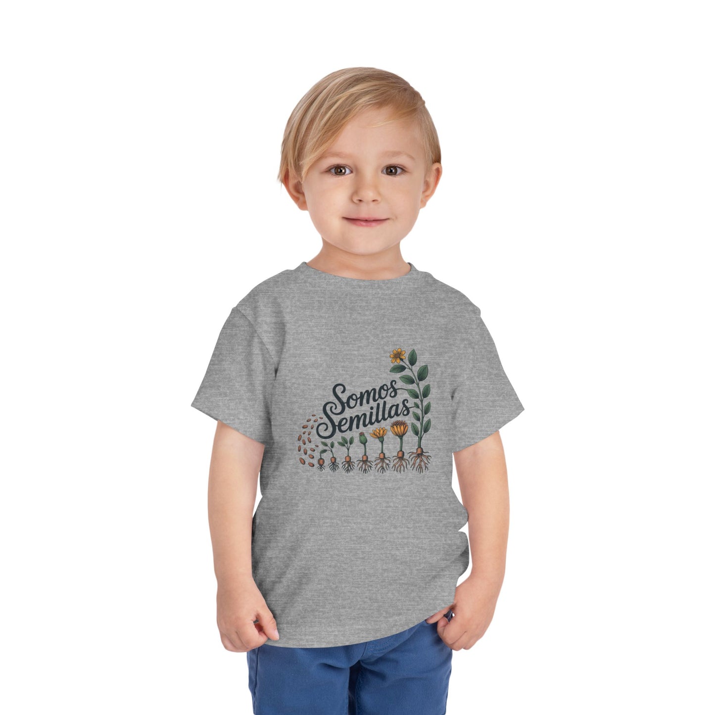 Somos Semillas Toddler T-Shirt | Latino Heritage Tee | Hispanic Culture Gift | Latinx Apparel | Somos Fuertes Shirt