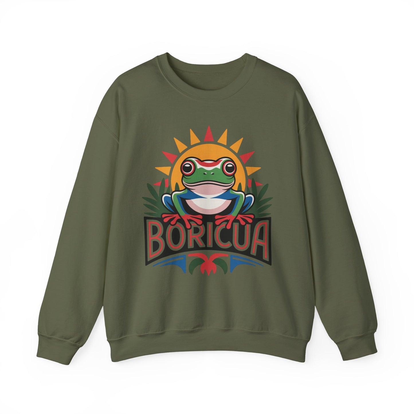 Boricua Sweatshirt - Puerto Rican Pride Gift - Borinquen Heritage Sudadera - Latino Hispanic Pride Wear