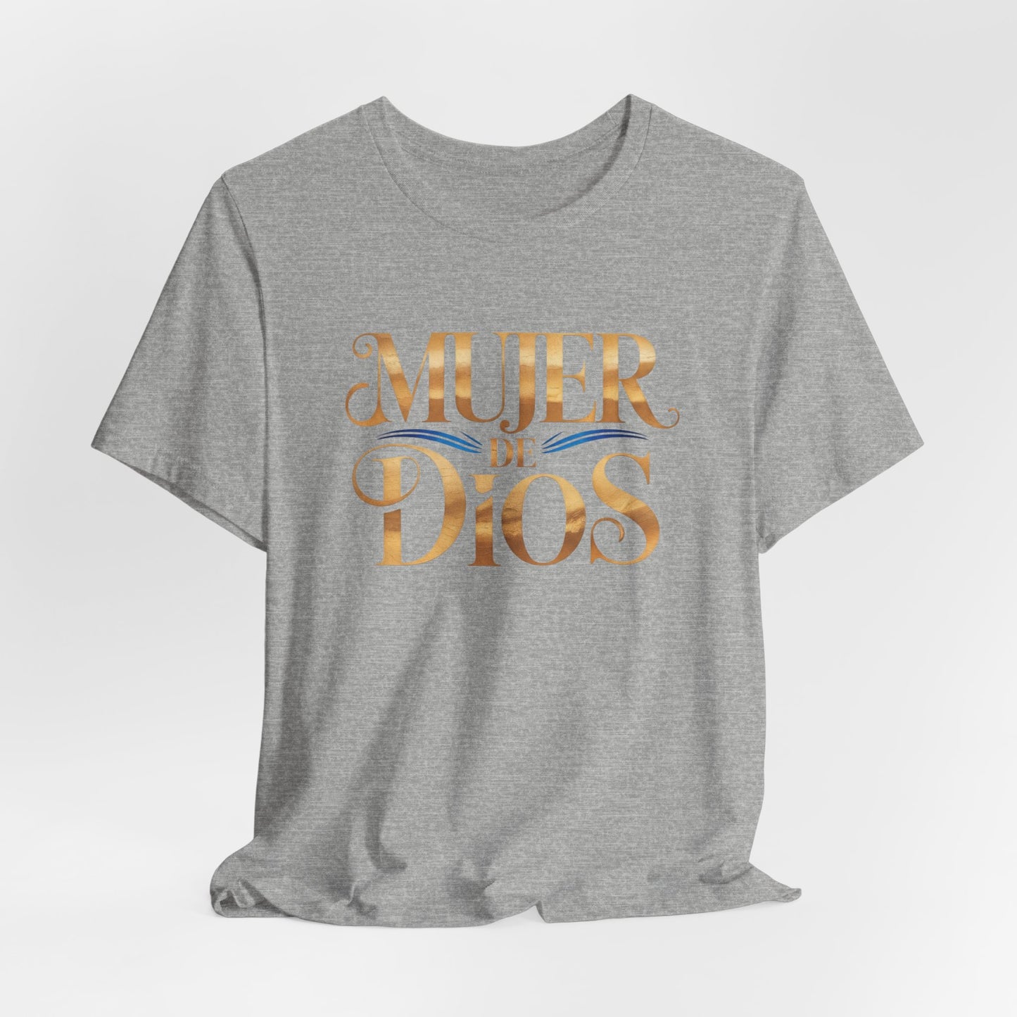 Mujer de Dios T-Shirt - Christian Latina Faith Tee - Catholic Gift - Spanish Religious Shirt - Mujer Cristiana