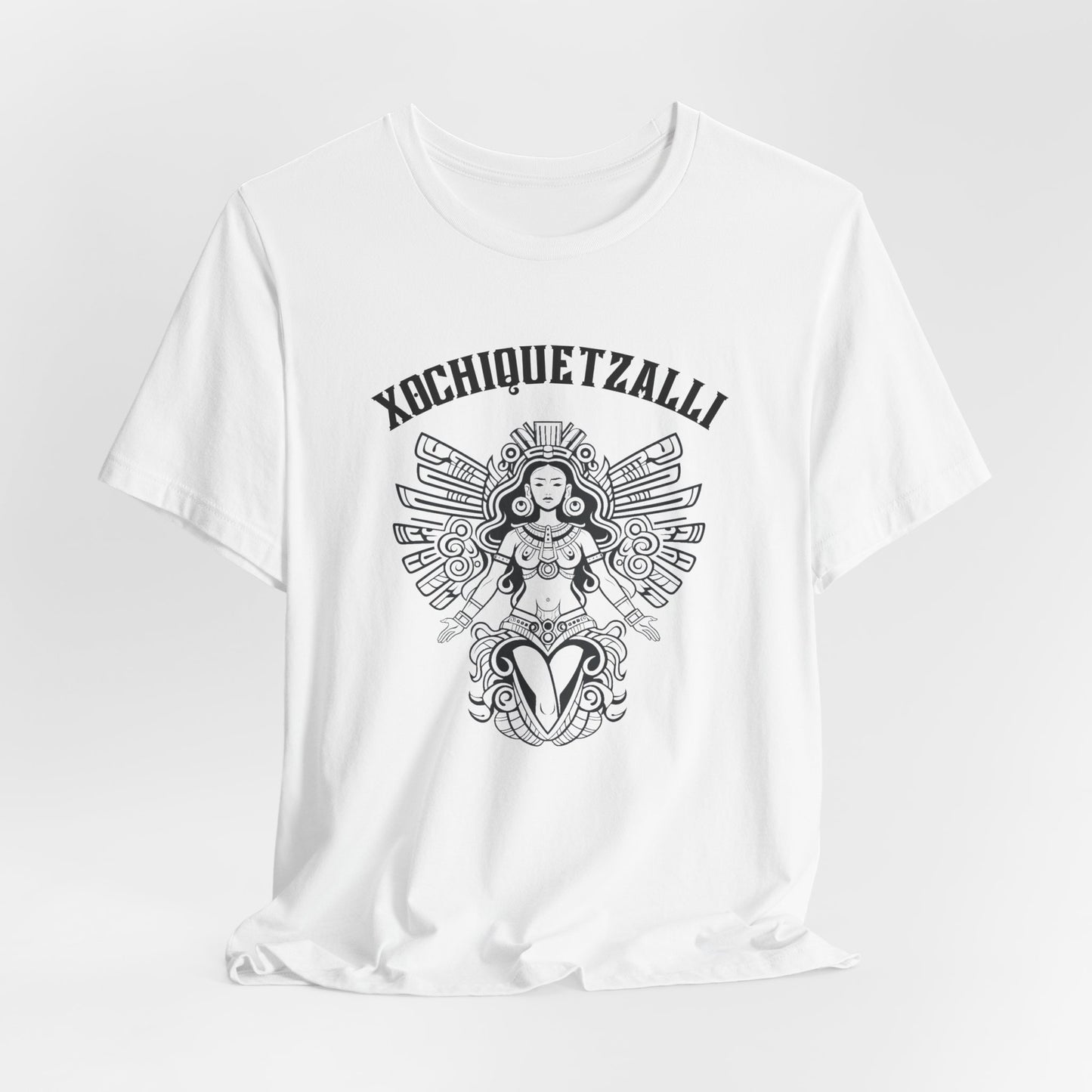 Xochiquetzalli Aztec Goddess of Fertility Shirt | Gift for Her , Xochiquetzal Aztec Art , Latino Americans , Mexican Shirts