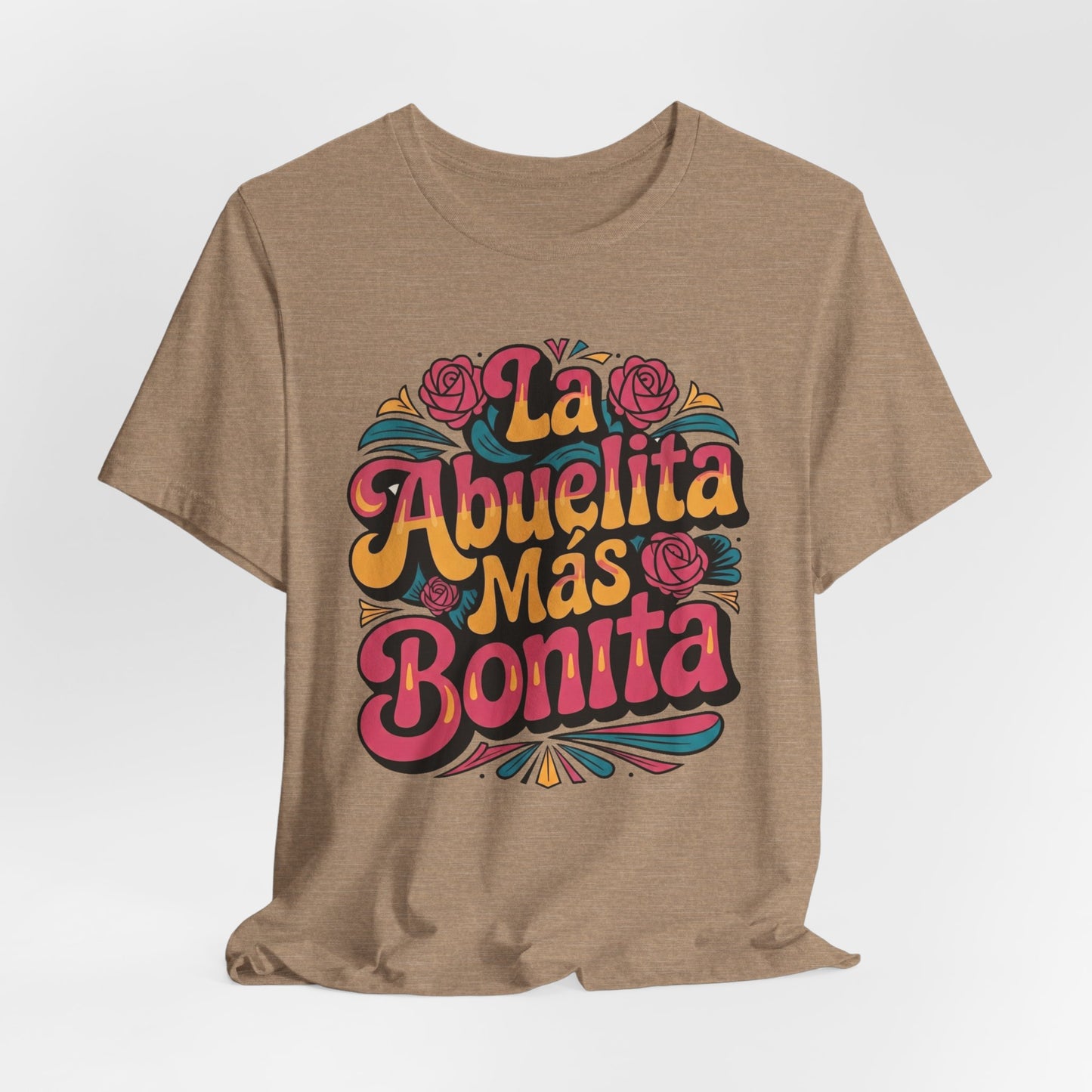 Groovy Art La Abuelita Mas Bonita Shirt, Abuelita Gift, Latina Grandmother Gift,  Abuela Birthday Gift, Mother's Day Abuela