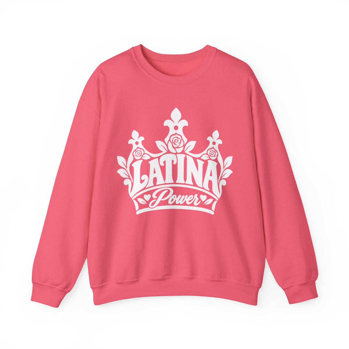 Latina Power Crown Sweatshirt - Mexican Latina Pride Sweater - Latina Gift Crewneck - Reina Corona Spanish Women
