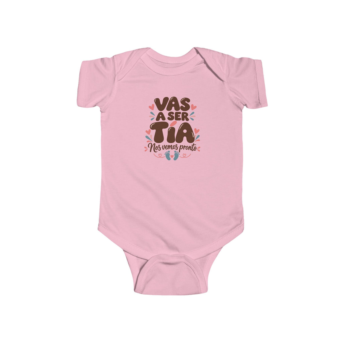 Vas a Ser Tia Onesie - Pregnancy Announcement Bodysuit - Tia Reveal Baby Gift - Nos Vemos Pronto Infant One Piece