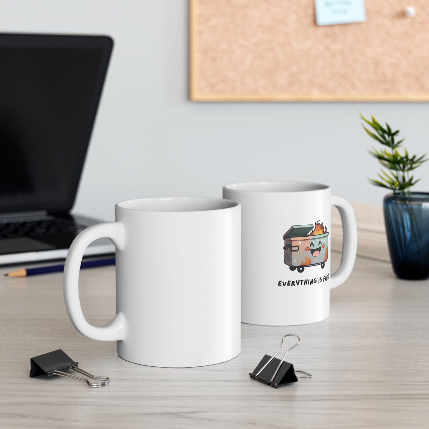 Everything is Fine Anthrope Coffee Mug