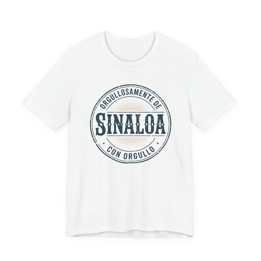 Sinaloa T-Shirt - Mexican Heritage Pride Tee - Culiacán Mexico Regional Gift - Orgullo Mexicano Shirt