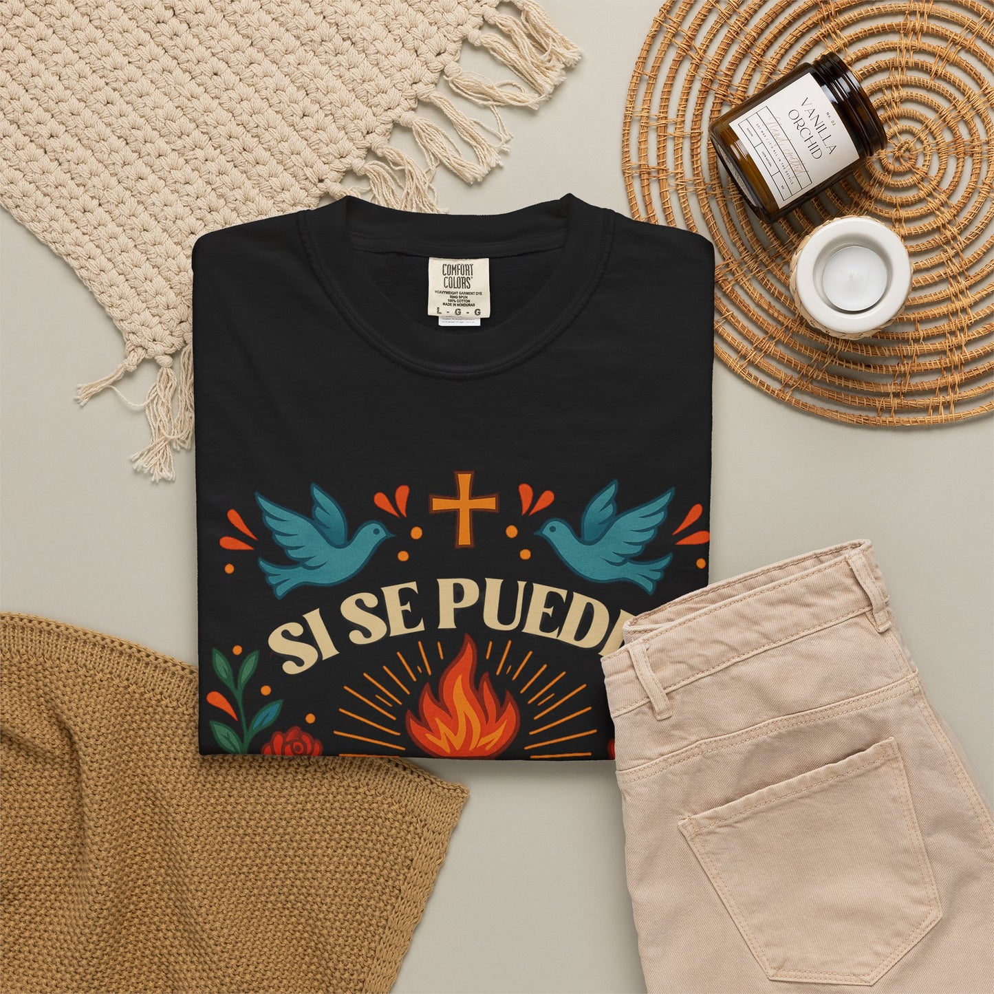 Si Se Puede T-Shirt | Huelga Civil Rights Tee | Unisex Shirt | Comfort Colors Farmworker Immigrant Shirt