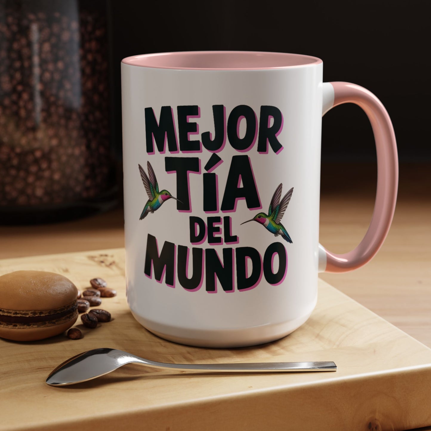 Tía Mug - Best Tía Ever Coffee Cup - Latino Family Gift - Hispanic Tía Regalo - Proud Tía Vida Mug - Tía Birthday Gift
