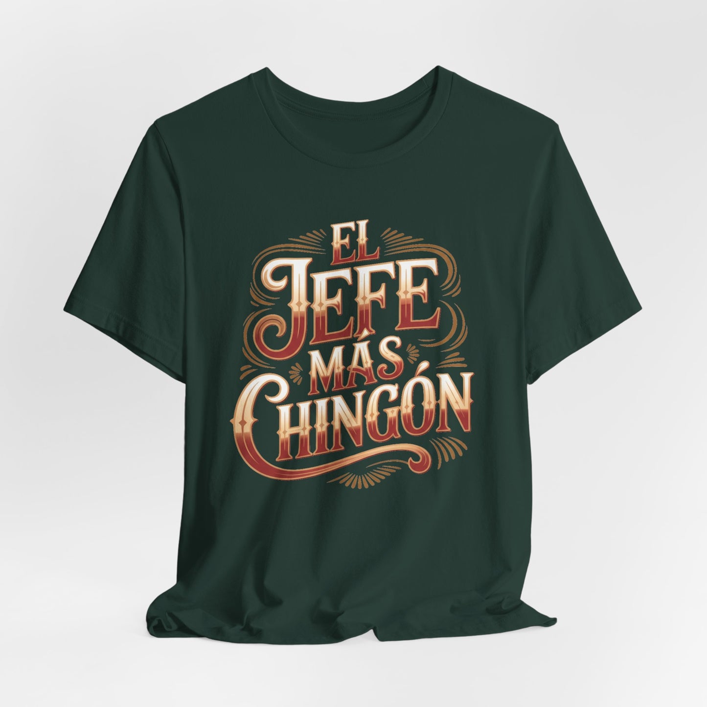 El Jefe T-Shirt - Latino Boss Tee - Hispanic Pride Shirt - Spanish Saying Gift - Latino Heritage Apparel