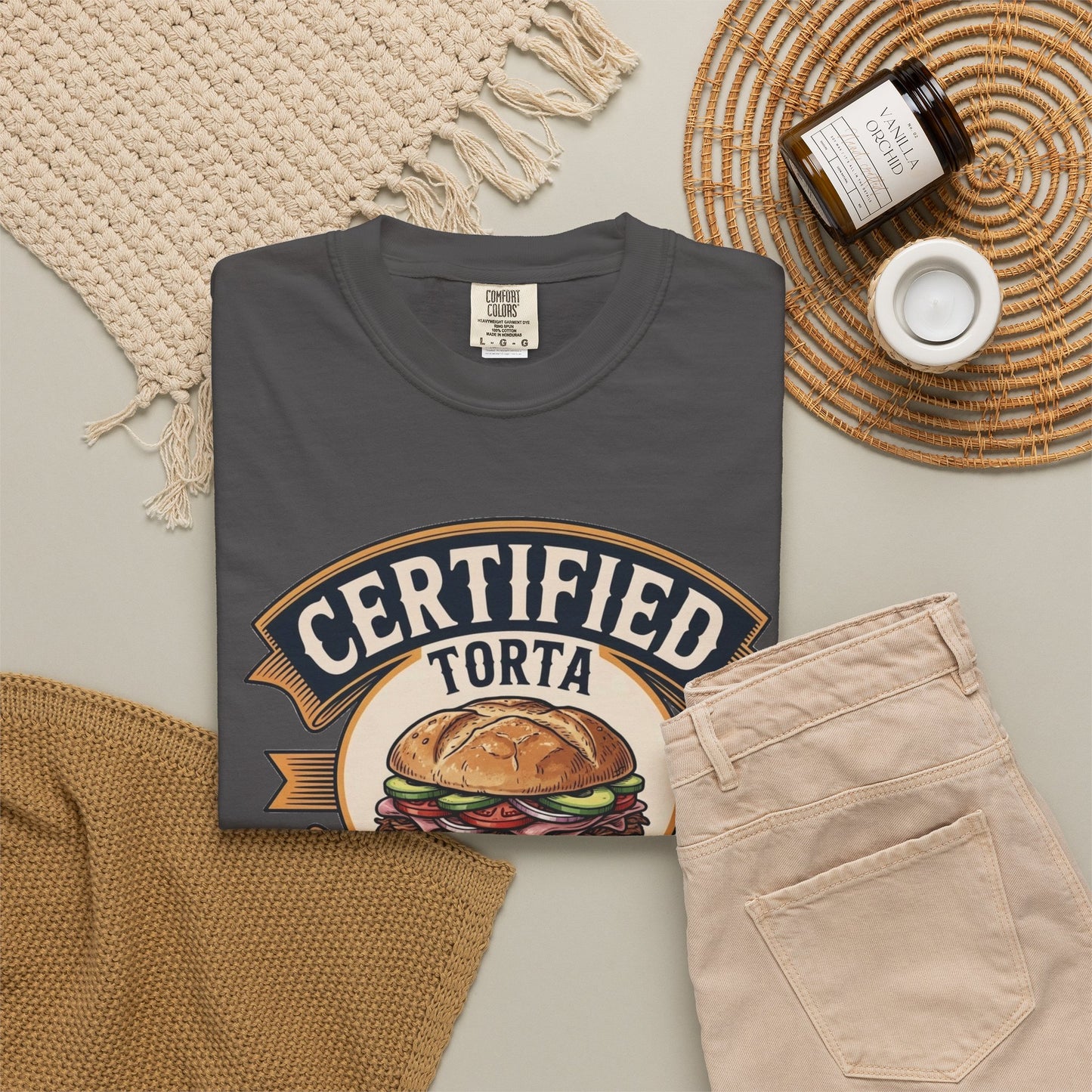 Certified Torta Pounder Shirt, Comfort Colors Bilingual UnisexTee, Funny Gift for Men