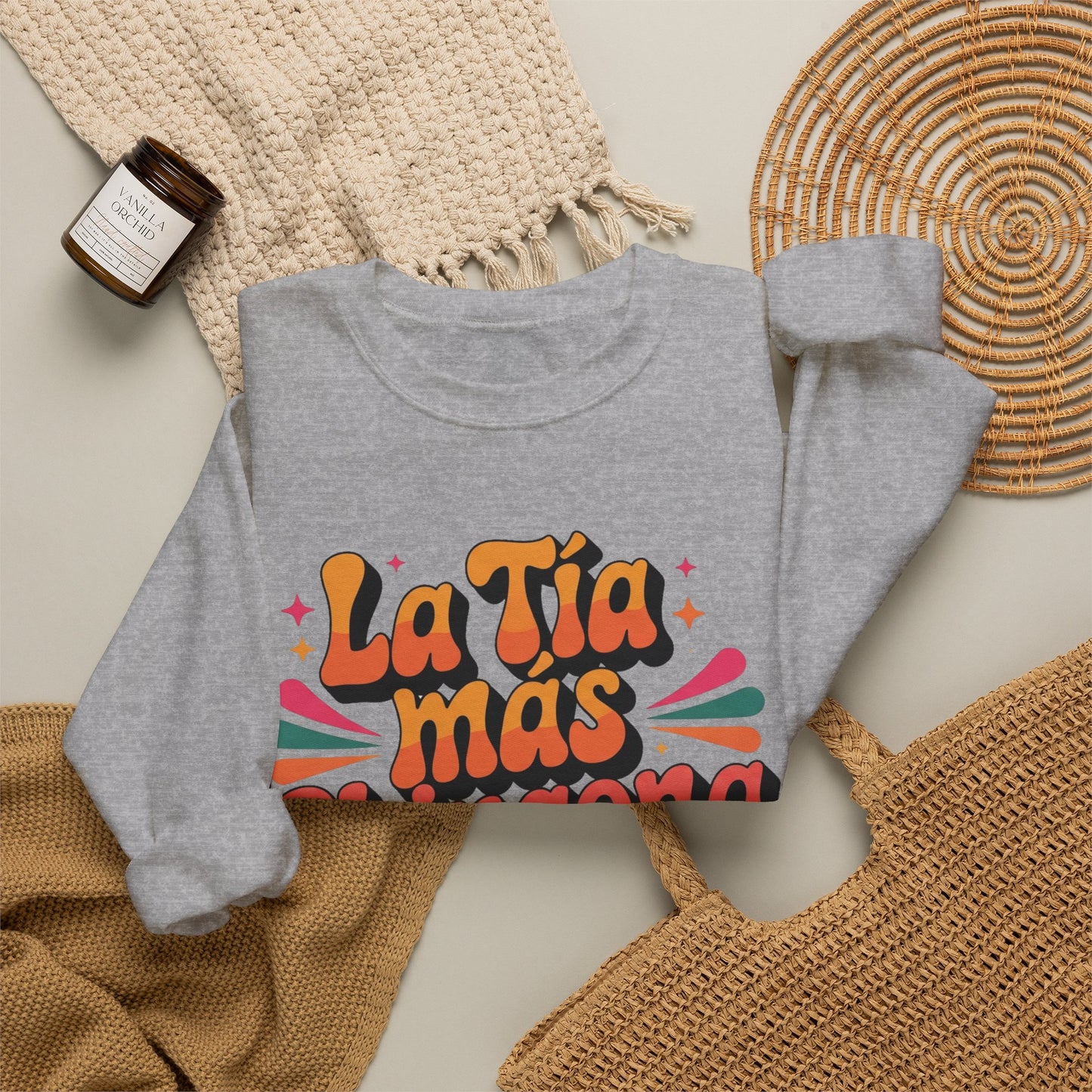 Tia Sweatshirt - Best Tia Ever Regalo Gift - Proud Tia Vida Pullover - Latino Family Gift - Mi Tia Favorita Sweater