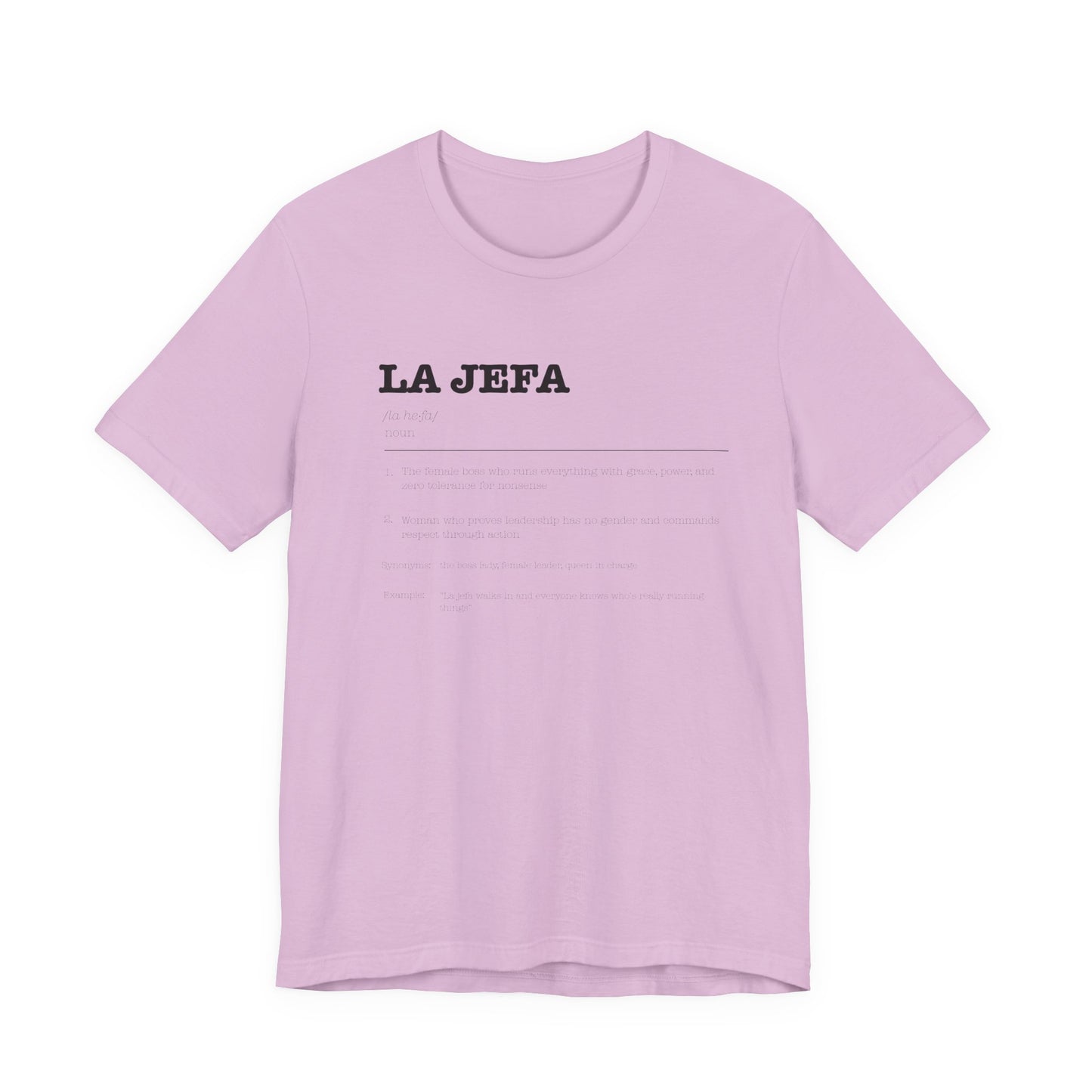 La Jefa T-Shirt - Latina Boss Babe Empowerment Tee - Mujer Fuerte Shirt - Spanish Boss Gift for Her